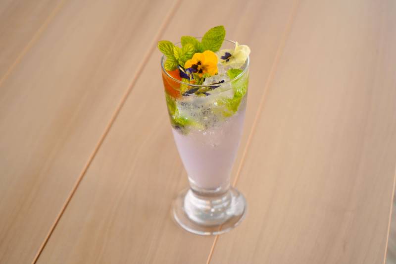 Reunion フラワーモヒート 1,000円(税込)